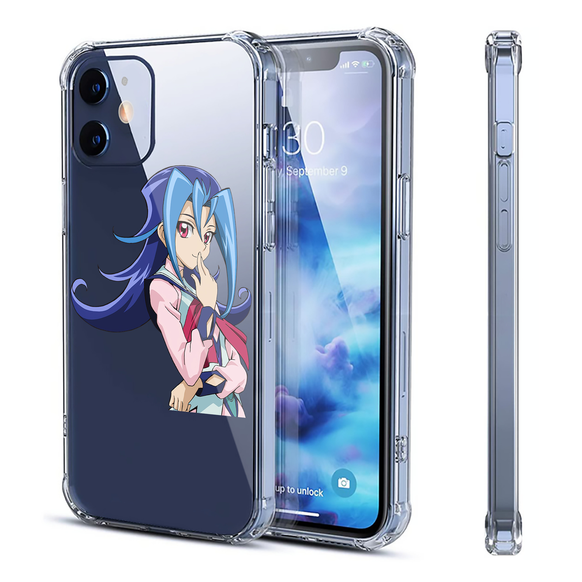 （画像用） 遊☆戯☆王 Yu-Gi-Oh! 【iPhone 12シリーズ対応】透明スマホケース（クリアソフトケース）